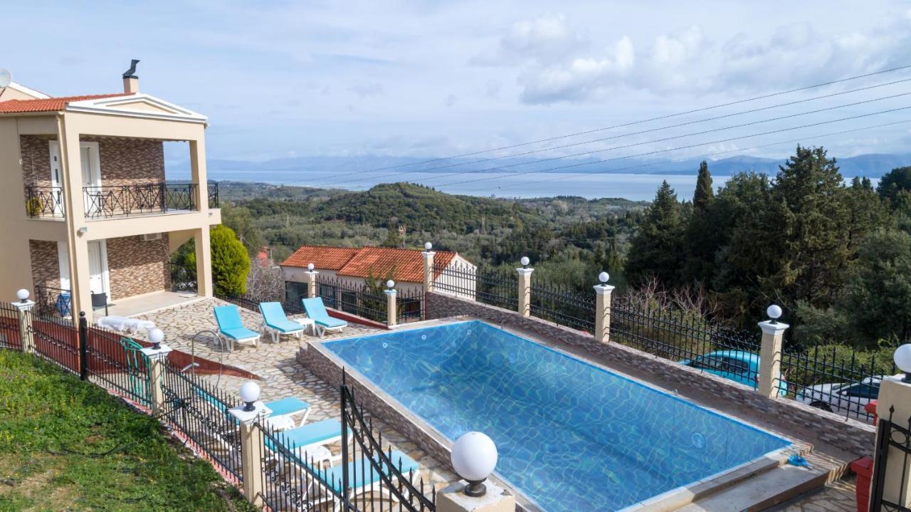 Villa Spartera Sea View By Corfuescapes Lefkímmi Eksteriør billede
